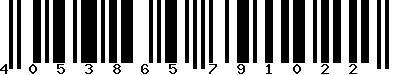 EAN-13 : 4053865791022