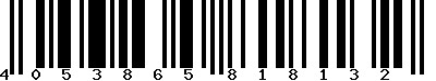 EAN-13 : 4053865818132 EAN-13 : 4053865818132