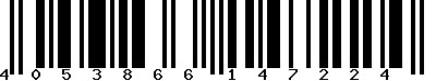 EAN-13 : 4053866147224