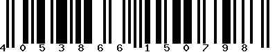 EAN-13 : 4053866150798 EAN-13 : 4053866150798