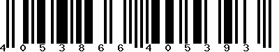 EAN-13 : 4053866405393