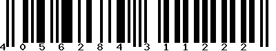EAN-13 : 4056284311222