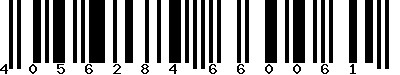 EAN-13 : 4056284660061 EAN-13 : 4056284660061