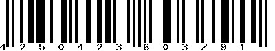 EAN-13 : 4250423603791
