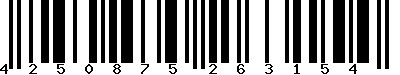 EAN-13 : 4250875263154 EAN-13 : 4250875263154