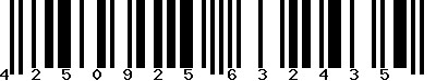 EAN-13 : 4250925632435