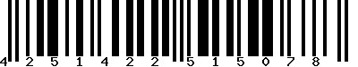 EAN-13 : 4251422515078