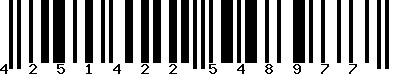 EAN-13 : 4251422548977