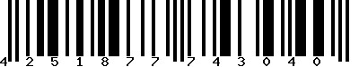 EAN-13 : 4251877743040 EAN-13 : 4251877743040