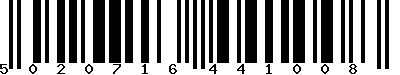 EAN-13 : 5020716441008 EAN-13 : 5020716441008