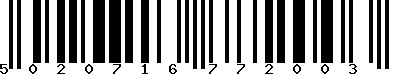 EAN-13 : 5020716772003