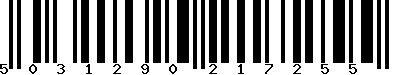EAN-13 : 5031290217255