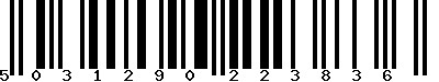 EAN-13 : 5031290223836