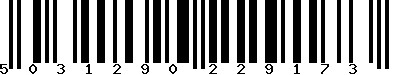 EAN-13 : 5031290229173 EAN-13 : 5031290229173