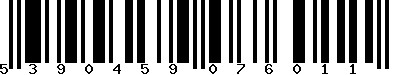 EAN-13 : 5390459076011