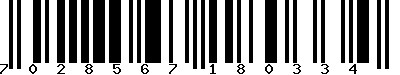 EAN-13 : 7028567180334