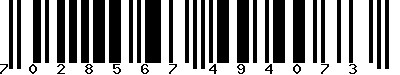 EAN-13 : 7028567494073