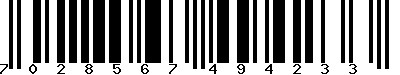 EAN-13 : 7028567494233