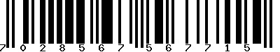EAN-13 : 7028567567715 EAN-13 : 7028567567715
