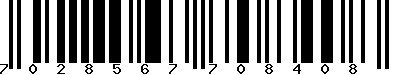 EAN-13 : 7028567708408