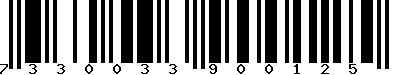 EAN-13 : 7330033900125