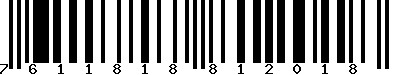 EAN-13 : 7611818812018