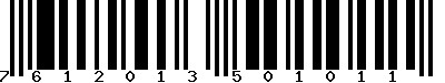 EAN-13 : 7612013501011