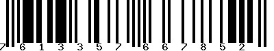 EAN-13 : 7613357667852