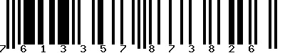 EAN-13 : 7613357873826