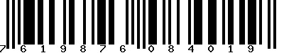 EAN-13 : 7619876084019