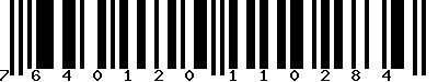 EAN-13 : 7640120110284