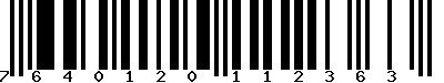 EAN-13 : 7640120112363 EAN-13 : 7640120112363