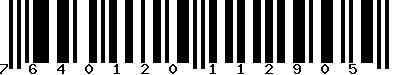 EAN-13 : 7640120112905