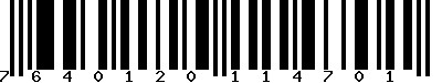 EAN-13 : 7640120114701 EAN-13 : 7640120114701