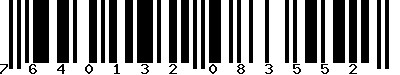 EAN-13 : 7640132083552