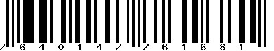 EAN-13 : 7640147761681