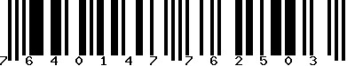 EAN-13 : 7640147762503