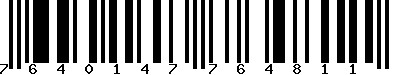 EAN-13 : 7640147764811