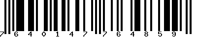 EAN-13 : 7640147764859