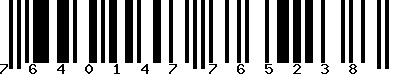 EAN-13 : 7640147765238