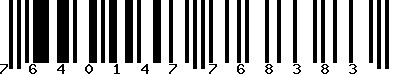 EAN-13 : 7640147768383