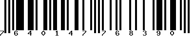 EAN-13 : 7640147768390