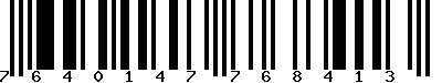 EAN-13 : 7640147768413