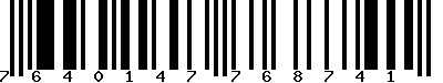 EAN-13 : 7640147768741