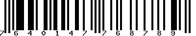 EAN-13 : 7640147768789