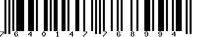 EAN-13 : 7640147768994