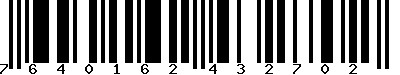 EAN-13 : 7640162432702 EAN-13 : 7640162432702