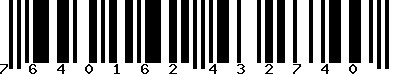 EAN-13 : 7640162432740 EAN-13 : 7640162432740