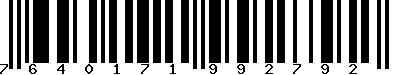 EAN-13 : 7640171992792