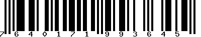 EAN-13 : 7640171993645
